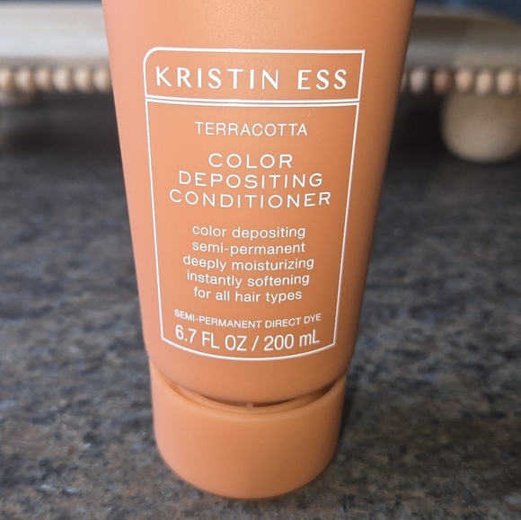 Kristin Ess Color Depositing Conditioner 6.7 Oz Terracotta Semi-Permanent - Picture 6 of 7
